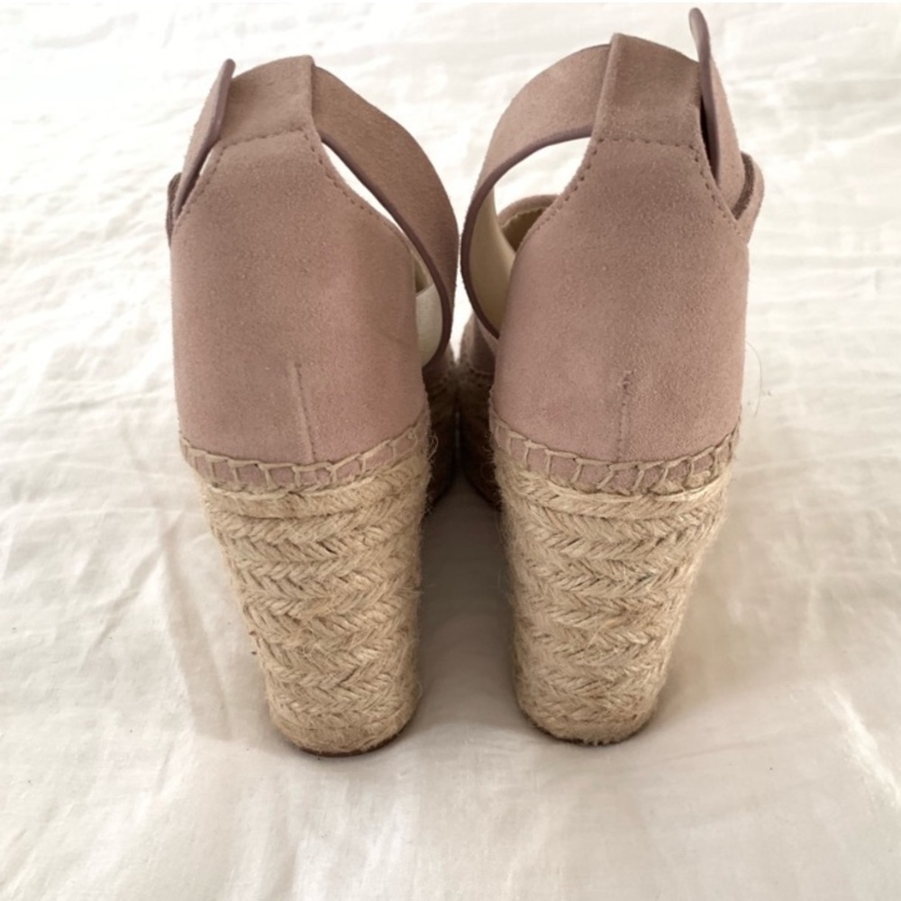 Marc Fisher Adalyn Platform Wedge blush size 10 - Picture 6 of 9